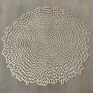 Mainstays Metalic Gold Decorative Table Placemats Set of 10